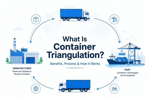 Hva er containertriangulering? Fordeler, prosess og hvordan det fungerer